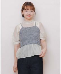 flower | フリンジツイードビスチェ(ベスト)