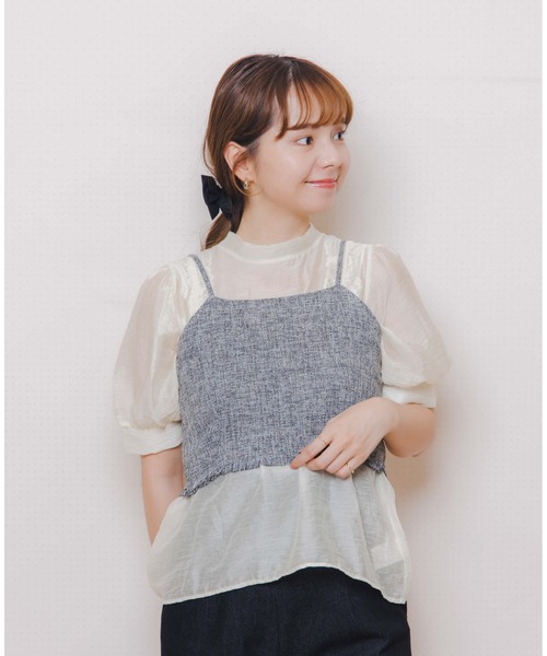 flower（フラワー）の「フリンジツイードビスチェ（ベスト・レディース・グレー/ベージュ・FREE）」の22枚目の写真