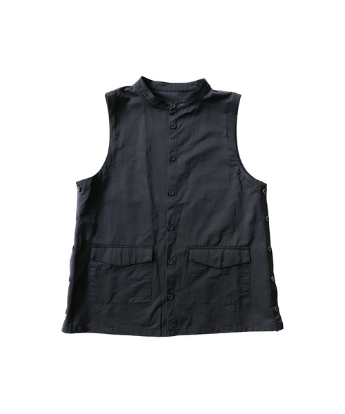 antiqua（アンティカ）の「サイドボタンベスト（ベスト・レディース・ブラック/ベージュ/カーキ・FREE）」の22枚目の写真