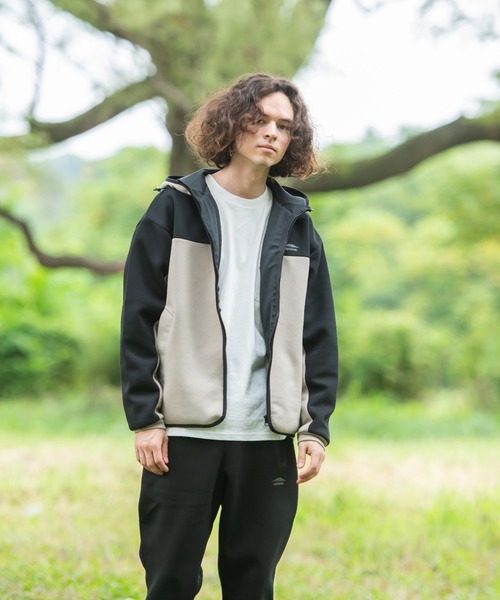 OUTDOOR PRODUCTS(アウトドアプロダクツ)の「【OUTDOOR PRODUCTS/アウトドアプロダクツ】防風 ダンボールフルジップパーカー ビッグシルエット ワンポイントブランドロゴ(パーカー・メンズ・ブラック/ベージュ/カーキ/杢グレー・MEDIUM/LARGE/X-LARGE)」の20枚目の写真