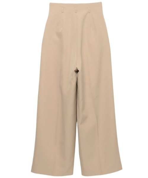 EIMY ISTOIRE（エイミーイストワール）の「ハイウエストセンタープレスワイドパンツ（その他パンツ・レディース・ブラック/ベージュ/ピンク/イエロー/ブルー/アイボリー・S/M/XS）」の21枚目の写真