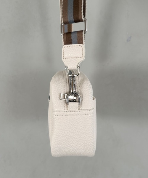 セール】square leather shoulder bag／PUスクエアミニ