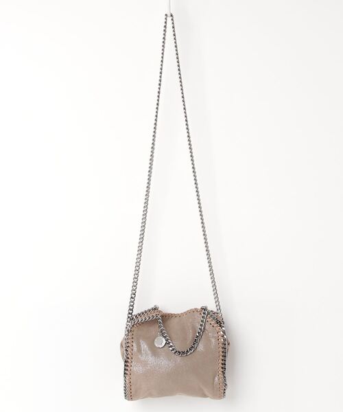 STELLA McCARTNEY ホワイトベージュファーショルダーバッグ STELLA McCARTNEY ホワイトベージュファーショルダーバッグ
