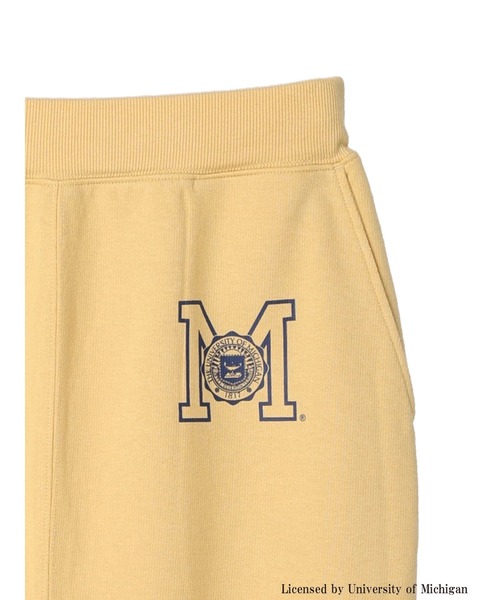 earth music&ecology（アースミュージックアンドエコロジー）の「別注 MICHIGAN ミニ裏毛タイトスカート（スカート・レディース・チャコールグレー/イエロー/ホワイト系その他・FREE）」の21枚目の写真