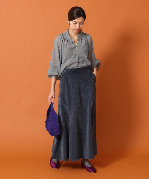 IENA LA BOUCLE 楊柳ボウタイブラウス IENA LA BOUCLE（イエナラブークル）の「IENA LA BOUCLE 楊柳