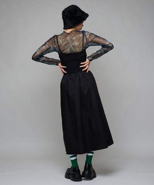 Narcissus（ナルシス）の「【WEBSTORE 限定商品】タイダイシースルートップ（シャツ/ブラウス・レディース・ブルー/グリーン・FREE）」の9枚目の写真