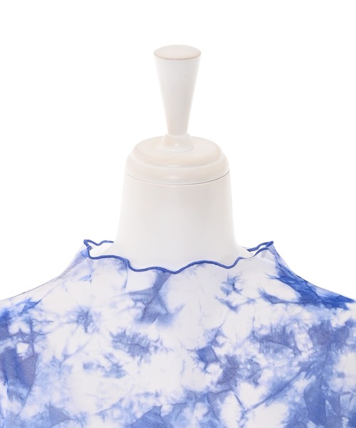 Narcissus（ナルシス）の「【WEBSTORE 限定商品】タイダイシースルートップ（シャツ/ブラウス・レディース・ブルー/グリーン・FREE）」の6枚目の写真