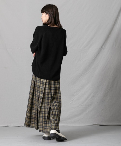 Gready Brilliant（グレディブリリアン）の「片ひだチェックプリーツ