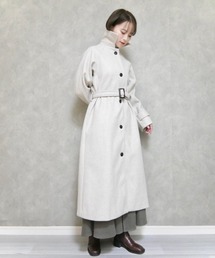 Reurie' | ステンカラーロングコート(ステンカラーコート)