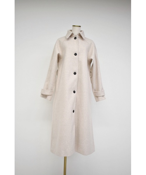 Reurie'（レウリィ）の「ステンカラーロングコート（ステンカラーコート・レディース・アイボリー・FREE）」の20枚目の写真