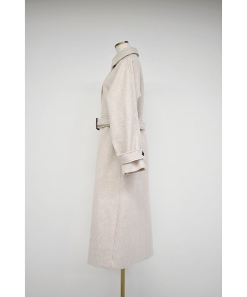 Reurie'（レウリィ）の「ステンカラーロングコート（ステンカラーコート・レディース・アイボリー・FREE）」の22枚目の写真