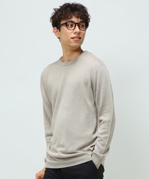 カシミヤタッチ クルーネック ニット セーター
