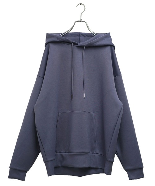 MinoriTY(マイノリティ)の「【MinoriTY】もちもちポンチ素材立体フードオーバーサイズパーカー フーディー メンズ 秋ルーズシルエット(パーカー・メンズ・ブラック/ダークグリーン/パープル/アイボリー/モカ・S/M/L)」の6枚目の写真