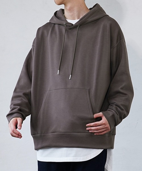 セール】【MinoriTY】もちもちポンチ素材立体フードオーバーサイズ