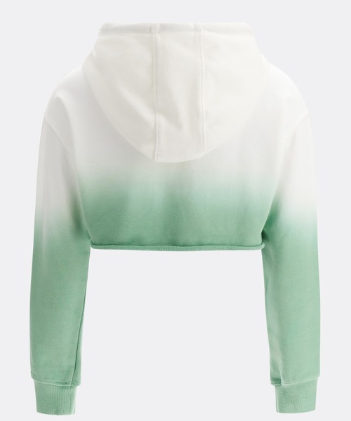 Guess（ゲス）の「Anise Ombre Cropped Hoodie（パーカー・レディース・ライトグリーン/イエロー/ピンク・LARGE/SMALL/MEDIUM/X-SMALL）」の11枚目の写真