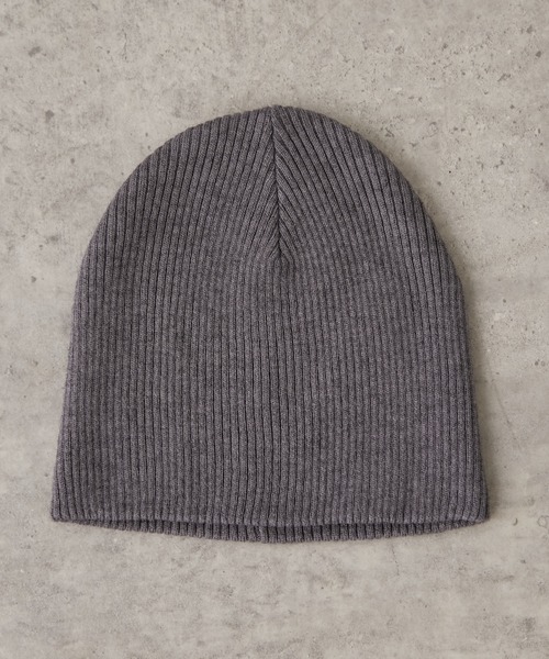 CIAOPANIC TYPY(チャオパニックティピー)の「リブニット帽(ニットキャップ/ビーニー・レディース・アイボリー/ブラック/グレー・ONE SIZE)」の12枚目の写真