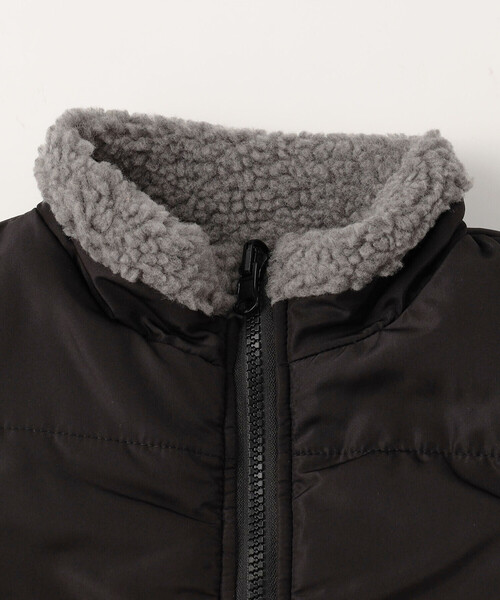 COMME CA ISM（コムサイズム）の「リバーシブル　中綿ベスト（ダウンベスト・キッズ・アイボリー/ブラウン/ブラック・150cm/120cm/130cm/100cm/140cm/110cm）」の20枚目の写真