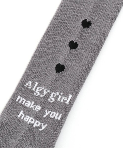 algy(アルジー)の「バックロゴシースルーハイソックス(ソックス/靴下・キッズ・グレー/ブラック・21/24)」の5枚目の写真