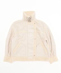 フェイクシープボアオーバーサイズフライトジャケット