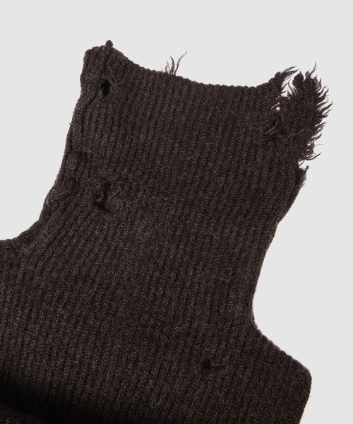 小物 HED MAYNER 21AW TURTLENECK SCARF HED MAYNER 21AW TURTLENECK SCARF Hed Mayner Brown Turtleneck Scarf