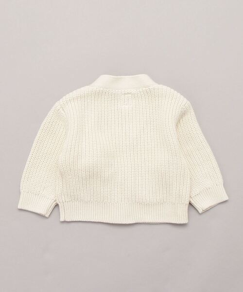 GAP（ギャップ）の「ブラナンベア ポケットセーターカーディガン (ベビー)（カーディガン/ボレロ・キッズ・オフホワイト/グレー/ブラウン・3-6M/6-12M/12-18M/18-24M）」の4枚目の写真