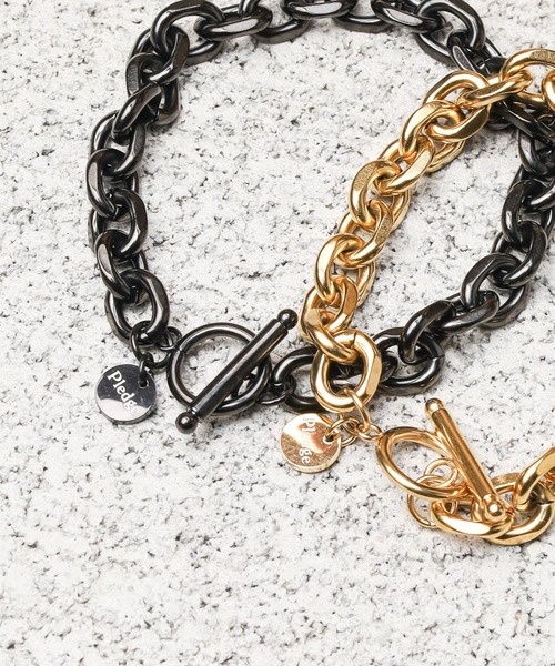 【セール】【Pledge】Antique design chain bracelet 2P（ブレスレット）｜Pledge（プレッジ）