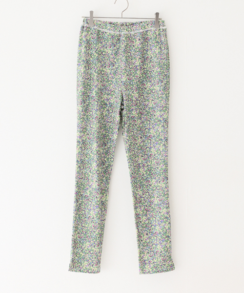 SLOBE citron.(スローブシトロン)の「SLOBE citron.パターンレギンス(レギンス/スパッツ・レディース・ブラック/イエロー・FREE)」の2枚目の写真