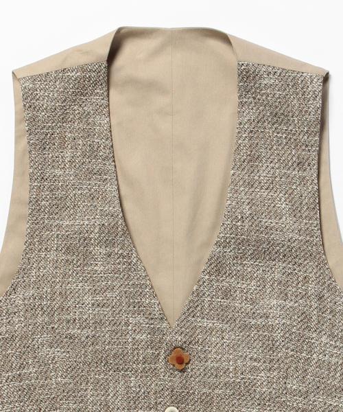 BEAMS F（ビームスエフ）の「LARDINI / メランジ ホップサックジレ