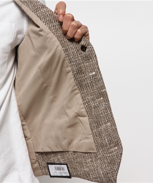 LARDINI ジレ ベスト 46 秋冬 ホップサック ビームスハウス購入 BEAMS F（ビームスエフ）の「LARDINI / メランジ ホップサックジレ