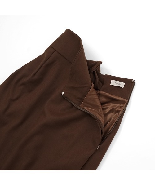 flower（フラワー）の「バックリボンスカート（スカート・レディース・ブラウン/アイボリー・FREE）」の8枚目の写真