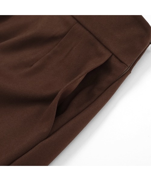 flower（フラワー）の「バックリボンスカート（スカート・レディース・ブラウン/アイボリー・FREE）」の6枚目の写真