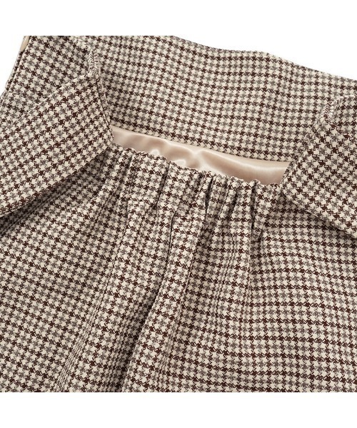 flower（フラワー）の「バックリボンスカート（スカート・レディース・ブラウン/アイボリー・FREE）」の17枚目の写真