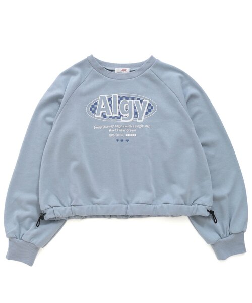 algy(アルジー)の「裾ドロストトレーナー(スウェット・キッズ・オフホワイト/サックスブルー/ブラック・SMALL/X-SMALL/XX-SMALL/MEDIUM)」の12枚目の写真