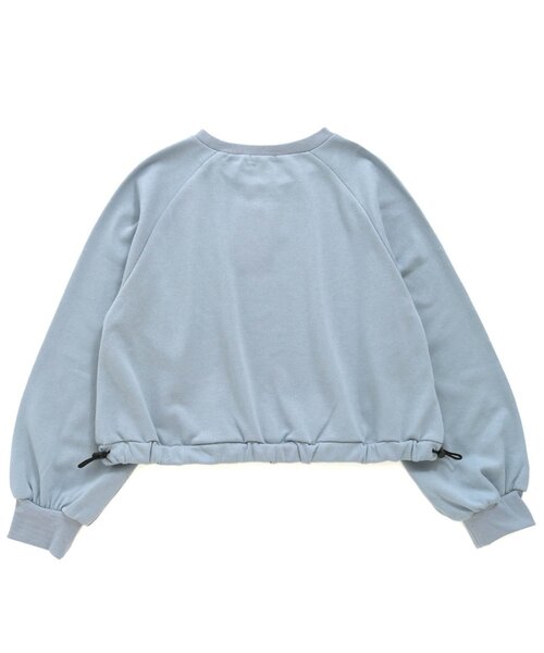 algy(アルジー)の「裾ドロストトレーナー(スウェット・キッズ・オフホワイト/サックスブルー/ブラック・SMALL/X-SMALL/XX-SMALL/MEDIUM)」の10枚目の写真