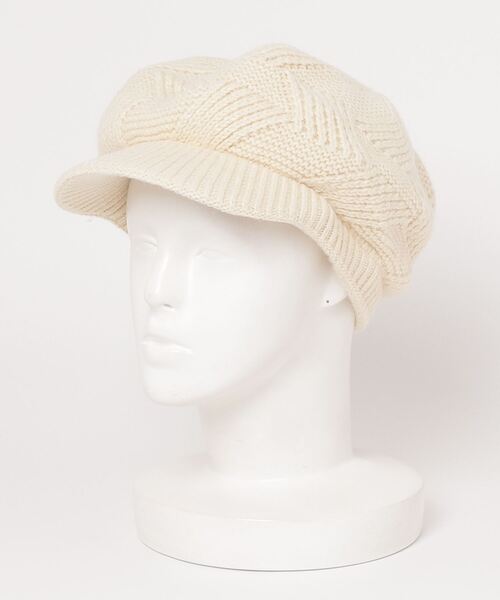 PHILLY（フィリー）の「ニットキャスケット（キャスケット・レディース・アイボリー/ブラック・FREE）」の10枚目の写真