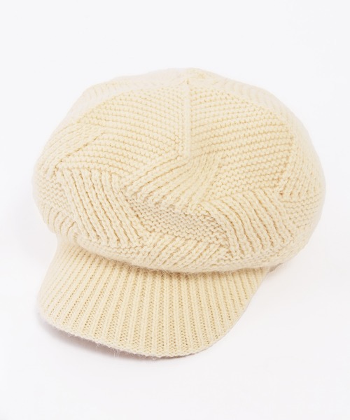PHILLY（フィリー）の「ニットキャスケット（キャスケット・レディース・アイボリー/ブラック・FREE）」の5枚目の写真