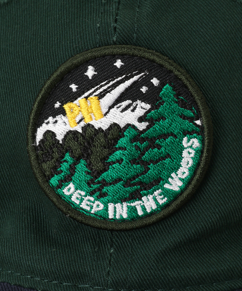 BAMBOO SHOOTS（バンブーシュート）の「【BAMBOO SHOOTS / バンブーシュート】DEEP IN THE WOOD CAP（キャップ・メンズ・ネイビー・MEDIUM）」の8枚目の写真