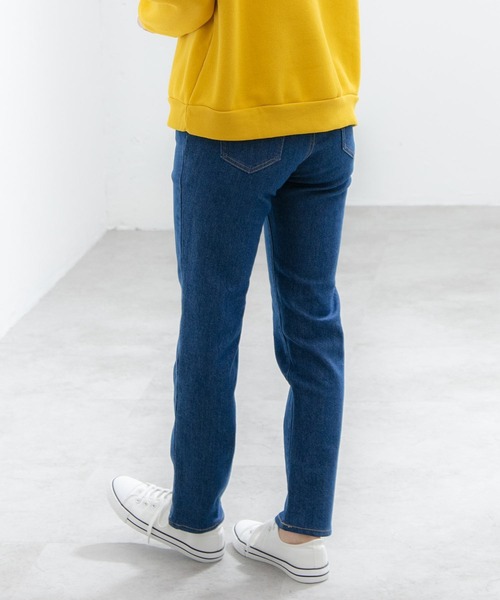 Honeys（ハニーズ）の「デニムスキニー（股下６７ｃｍ）（デニムパンツ・レディース・ライトインディゴブルー/ワンウォッシュ/ブルー/ブラック・SS/S/M/L/LL）」の16枚目の写真