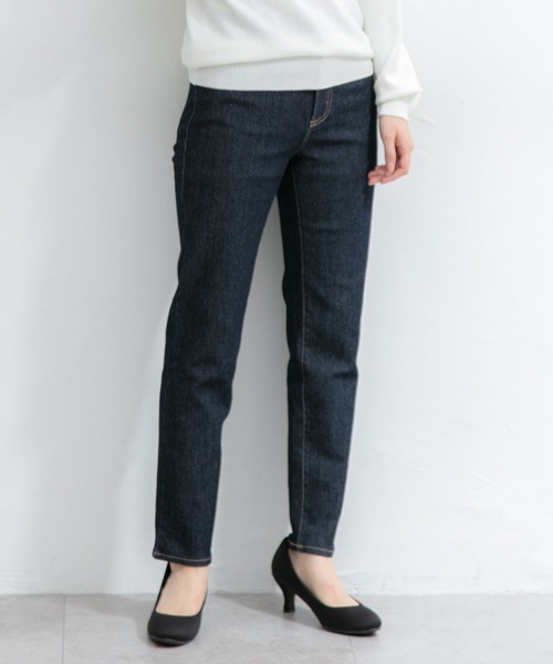 Honeys（ハニーズ）の「デニムスキニー（股下６７ｃｍ）（デニムパンツ・レディース・ライトインディゴブルー/ワンウォッシュ/ブルー/ブラック・SS/S/M/L/LL）」の14枚目の写真