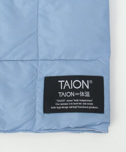 VENCEEXCHANGE(ヴァンスエクスチェンジ)の「TAION タイオン ワイドダウンマフラー(マフラー・レディース・グリーン系その他/オフホワイト/ベージュ/ブラック/ブルー/グレー/パープル・FREE)」の15枚目の写真