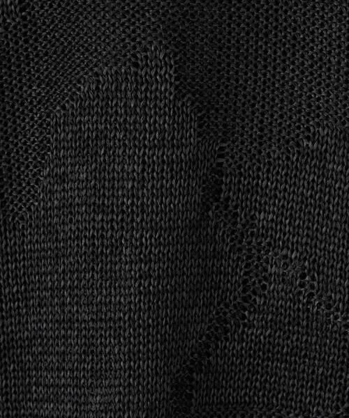 CITEN（シテン）の「＜CITEN＞テープヤーン パターンド ベスト（ベスト・レディース・ブラック/ライム・FREE）」の16枚目の写真