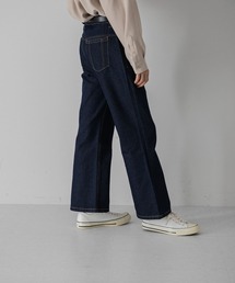 Couleur Meler | Couleur Meler sakasa　tuck flare wide denim(デニムパンツ)