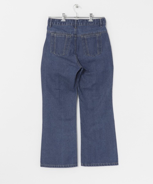 Couleur Meler（クルールメリー）の「Couleur Meler sakasa　tuck flare wide denim（デニムパンツ・メンズ・ブルー/ブラック/ネイビー・MEDIUM/LARGE）」の8枚目の写真