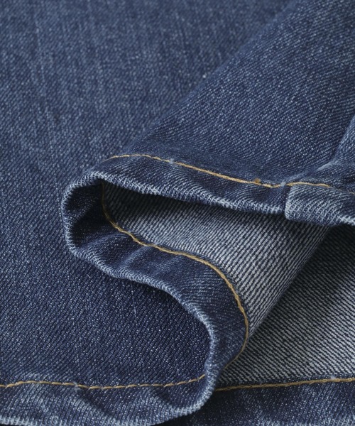 Couleur Meler（クルールメリー）の「Couleur Meler sakasa　tuck flare wide denim（デニムパンツ・メンズ・ブルー/ブラック/ネイビー・MEDIUM/LARGE）」の6枚目の写真