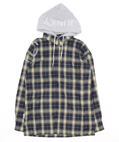GGD SELECT(ジージーディー セレクト)の「Check Shirts(シャツ/ブラウス・メンズ・イエロー/ブラック・FREE)」の2枚目の写真