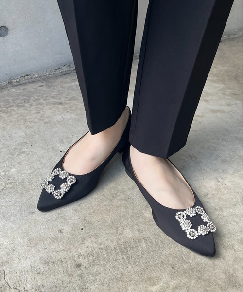 prose verse（プロズヴェール）の「パールビジューフラットパンプス（パンプス・レディース・ブラック系その他/ブラック/ブルー/ブラック系その他2/ブルー系その他・LARGE/SMALL/X-LARGE/MEDIUM）」の6枚目の写真