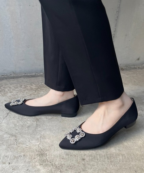 prose verse（プロズヴェール）の「パールビジューフラットパンプス（パンプス・レディース・ブラック系その他/ブラック/ブルー/ブラック系その他2/ブルー系その他・LARGE/SMALL/X-LARGE/MEDIUM）」の7枚目の写真