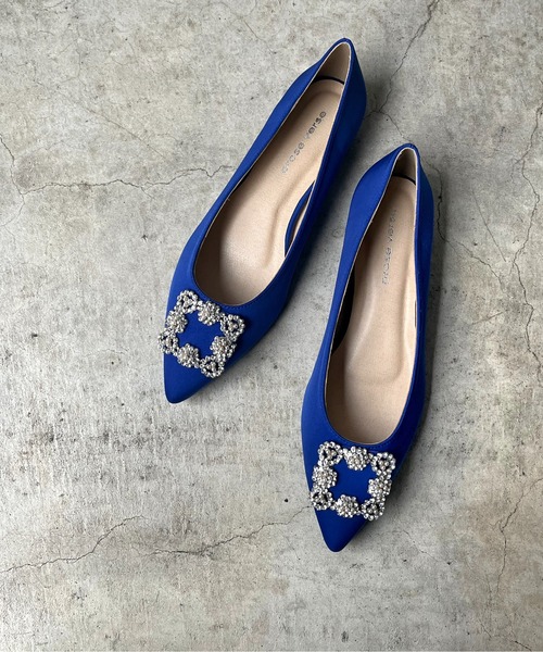 prose verse（プロズヴェール）の「パールビジューフラットパンプス（パンプス・レディース・ブラック系その他/ブラック/ブルー/ブラック系その他2/ブルー系その他・LARGE/SMALL/X-LARGE/MEDIUM）」の10枚目の写真