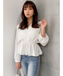 GYDA | カシュクールペプラムブラウス(シャツ/ブラウス)