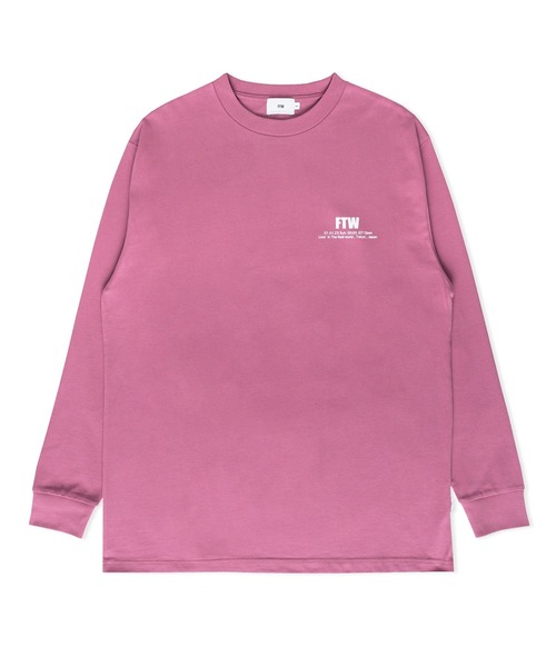 FTW(エフティダブリュー)の「FTW STANDARD LOGO L/S TEE(Tシャツ/カットソー・メンズ・グレー/ホワイト/ブラック/ライトパープル・SMALL/MEDIUM/LARGE)」の4枚目の写真